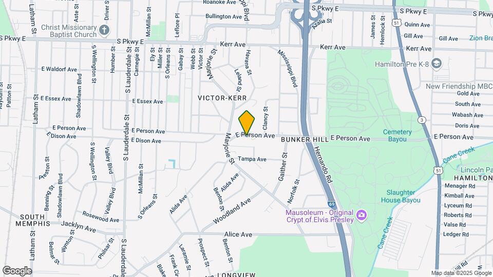 863 E Person Ave Map and Location Details