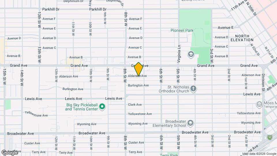 714 Alderson Ave Map and Location Details