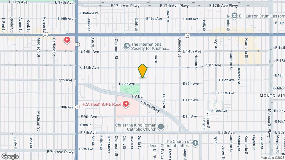 1220 Dahlia St Map and Location Details