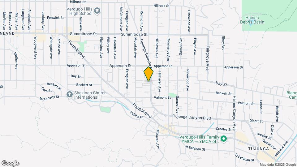 10259 Tujunga Canyon Blvd Mapa y Detalles de la Ubicación