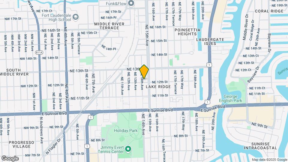 1200 NE 14th Ave Mapa y Detalles de la Ubicación