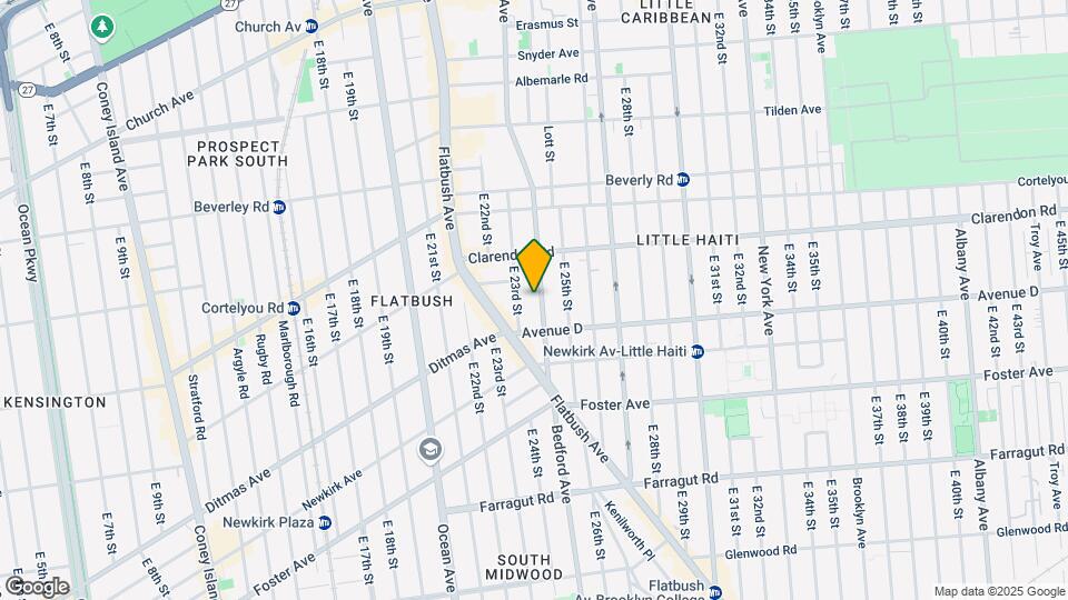 2542 Bedford Ave Mapa y Detalles de la Ubicación