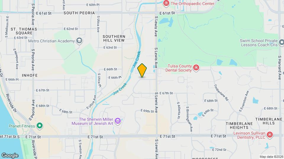 2206 E 66th Pl Map and Location Details