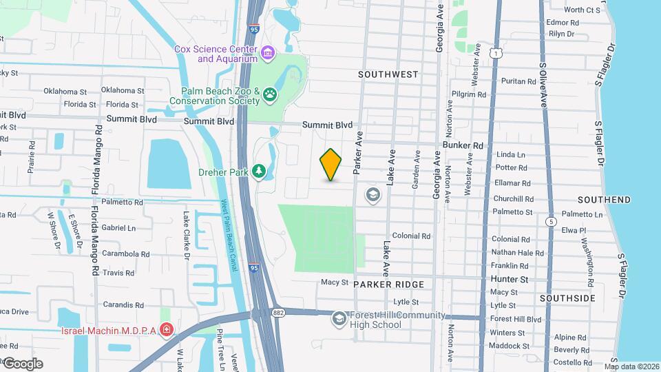 935 Churchill Rd Map and Location Details