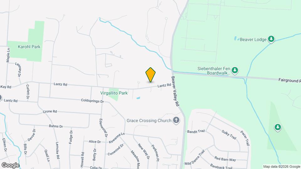 2440 Lantz Rd Map and Location Details