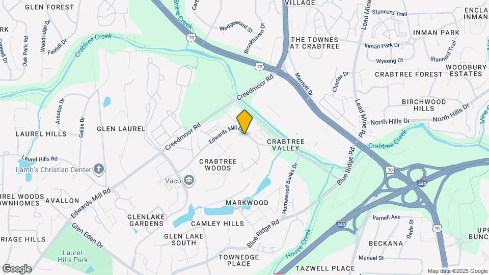 4912-4914 Edwards Mill Rd Mapa y Detalles de la Ubicación