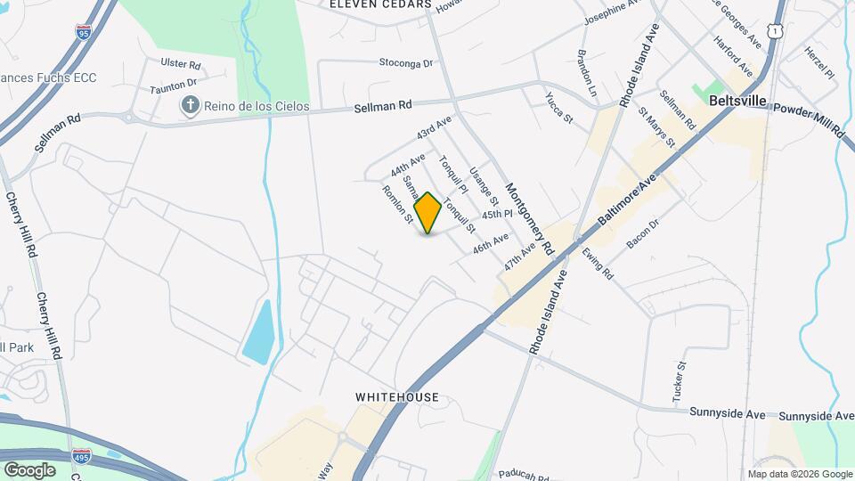 10303 45th Pl Map and Location Details