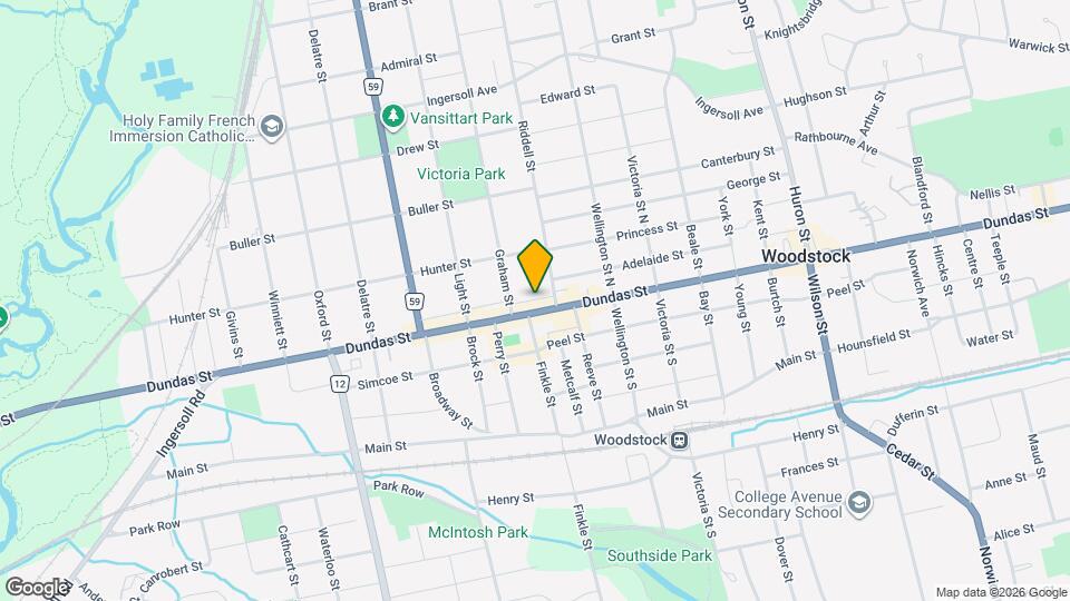 457 Dundas St Map and Location Details