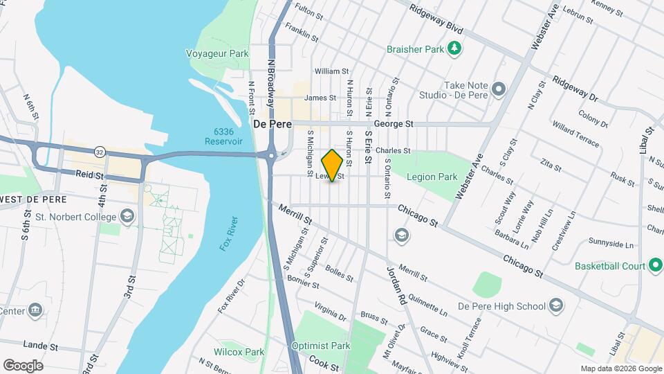 315 S Superior St Map and Location Details