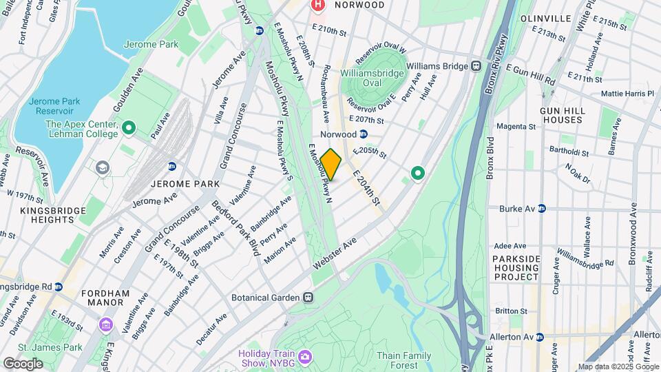 309 E Mosholu Pky N Mapa y Detalles de la Ubicación