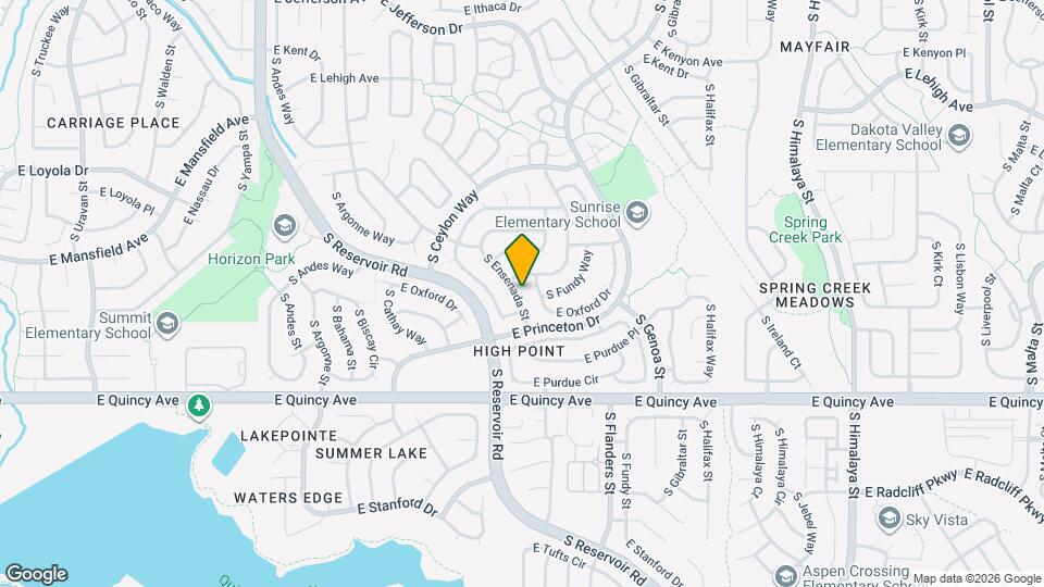 4166 S Ensenada St Map and Location Details