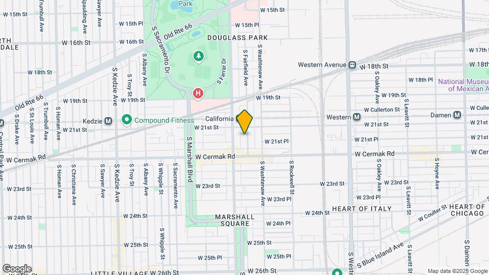 2120 S Fairfield Ave Map and Location Details