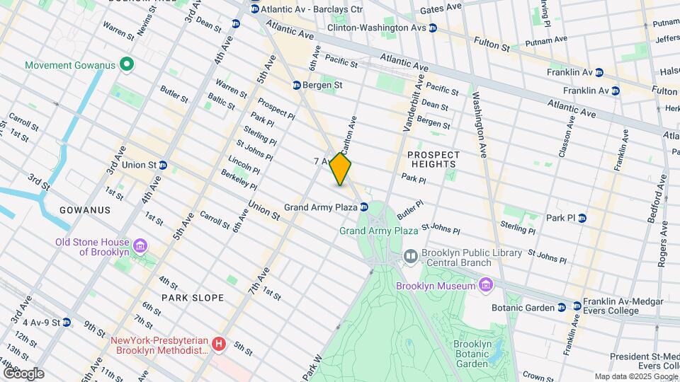 219 Saint Johns Pl Mapa y Detalles de la Ubicación
