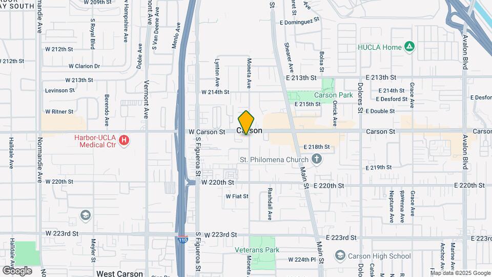 21721 Moneta Ave Map and Location Details