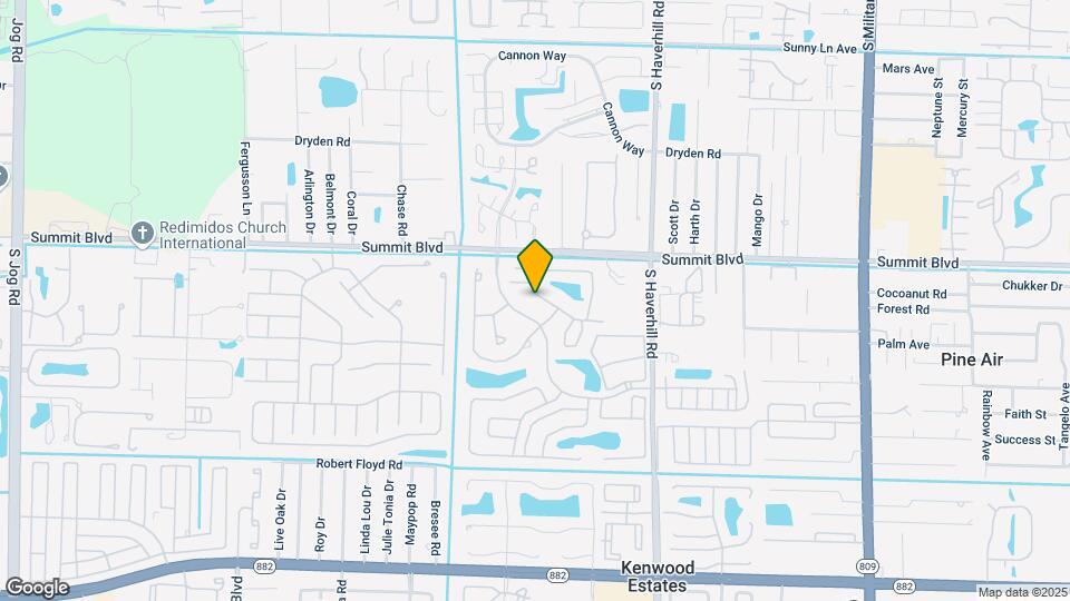 1158 Summit Trail Cir Map and Location Details