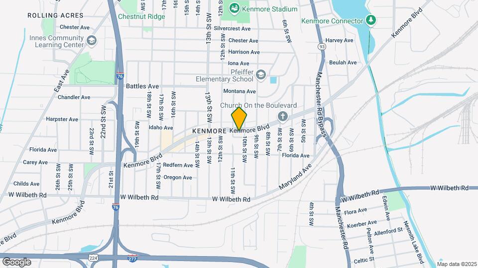 862 Kenmore Blvd Map and Location Details