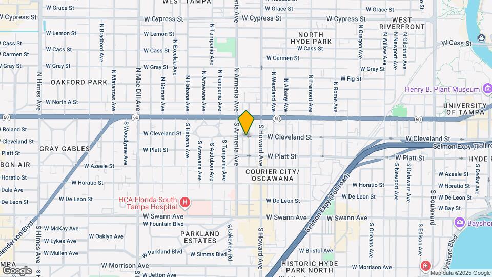 2402 W Cleveland St, Unit 3215 W. Swann Ave #14 Map and Location Details