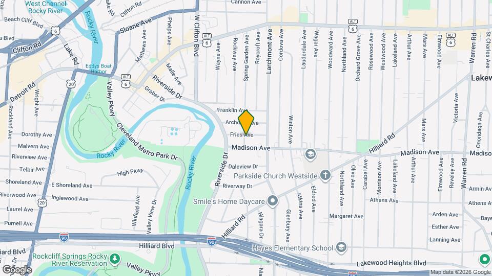 1649 Spring Garden Ave Map and Location Details