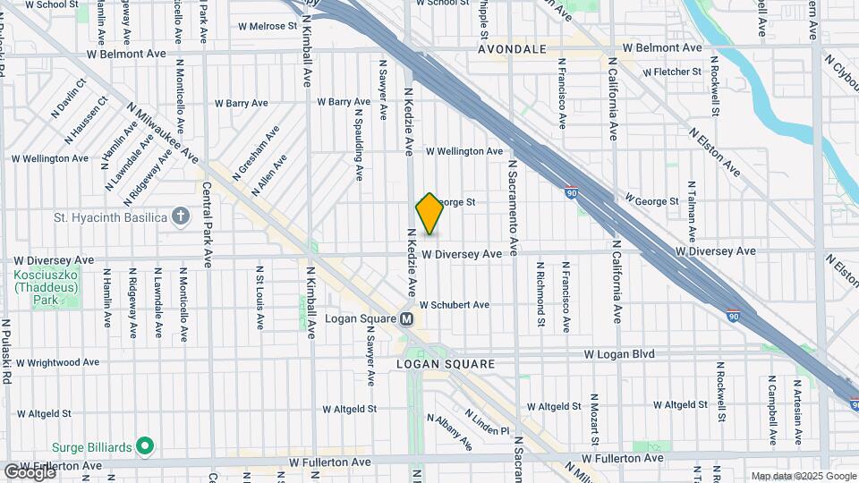 2814 N Troy St Map and Location Details