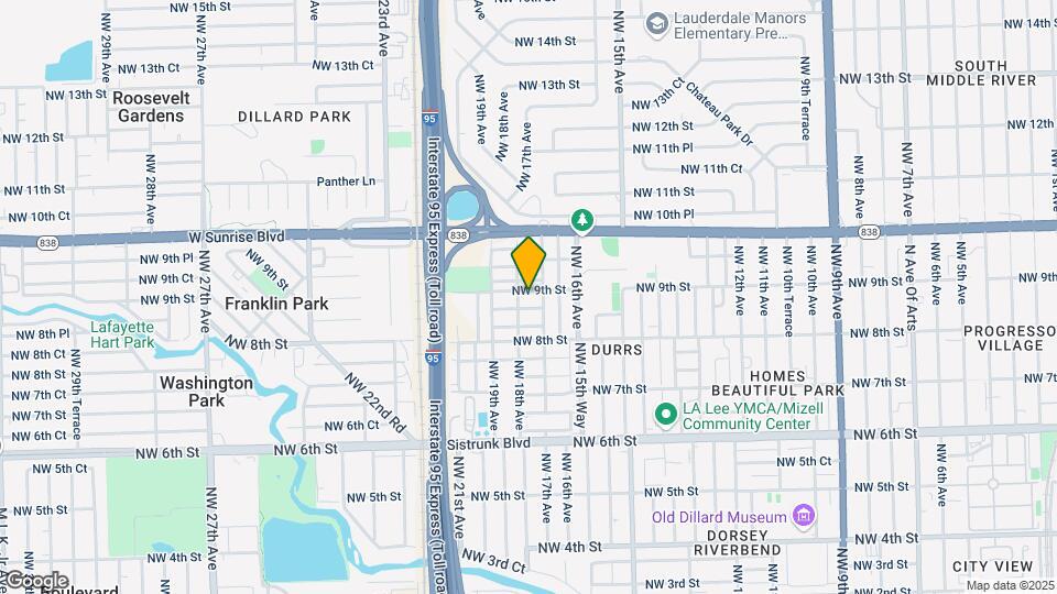 1710 NW 9th St, Unit 1 Map and Location Details