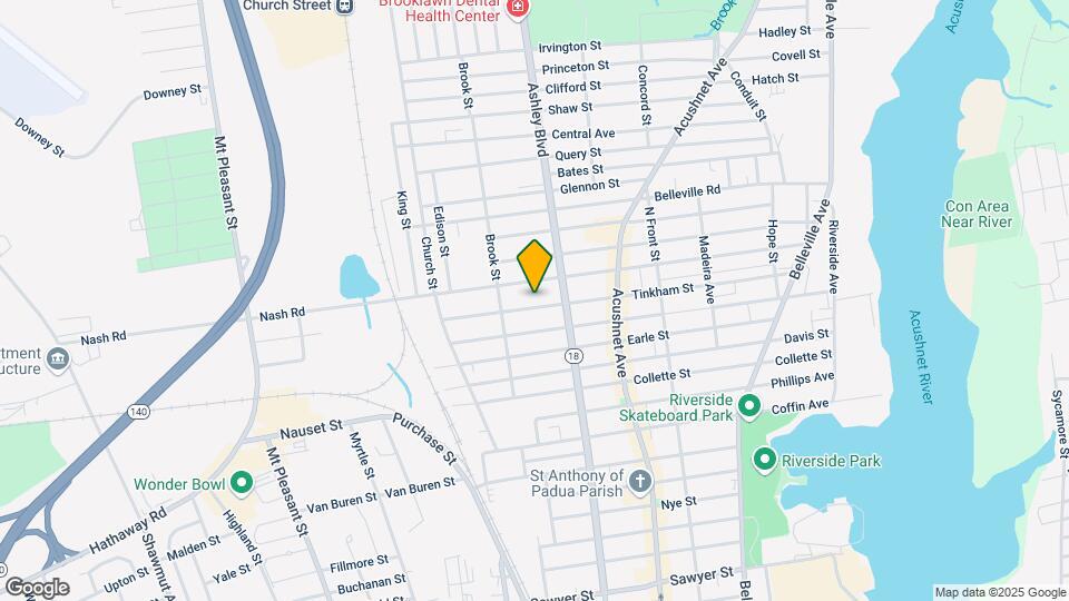 257 Tinkham St Map and Location Details