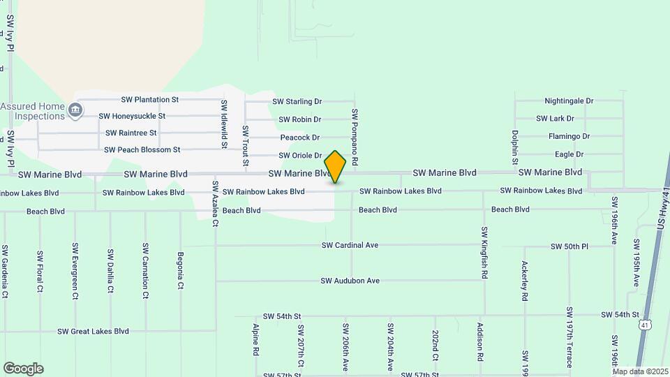 20639 SW Rainbow Lakes Blvd Map and Location Details