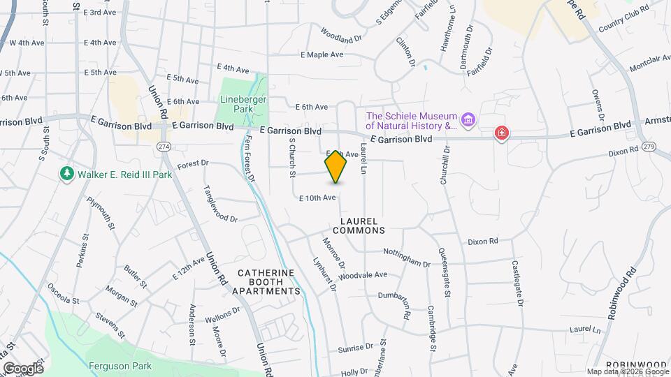 849 Nottingham Dr Map and Location Details