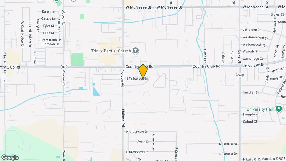 1729 N Tallowood Dr Map and Location Details