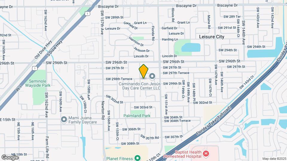 15320 SW 298th Terrace Map and Location Details