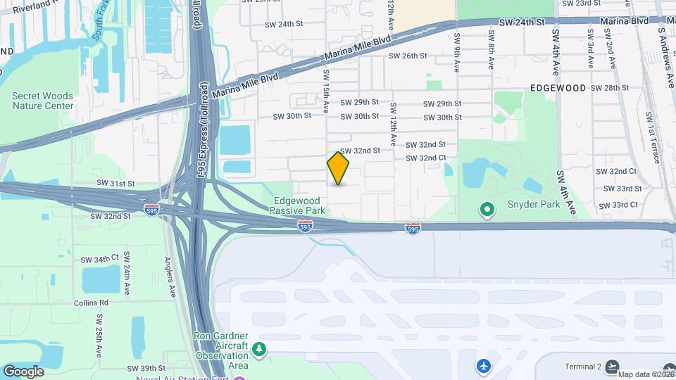 1454 SW 33rd St Map and Location Details