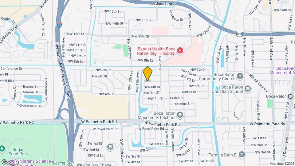 1050 NW 6th Terrace Map and Location Details