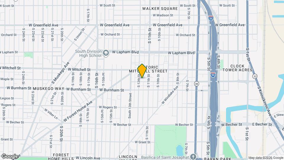 1132 W Maple St Map and Location Details