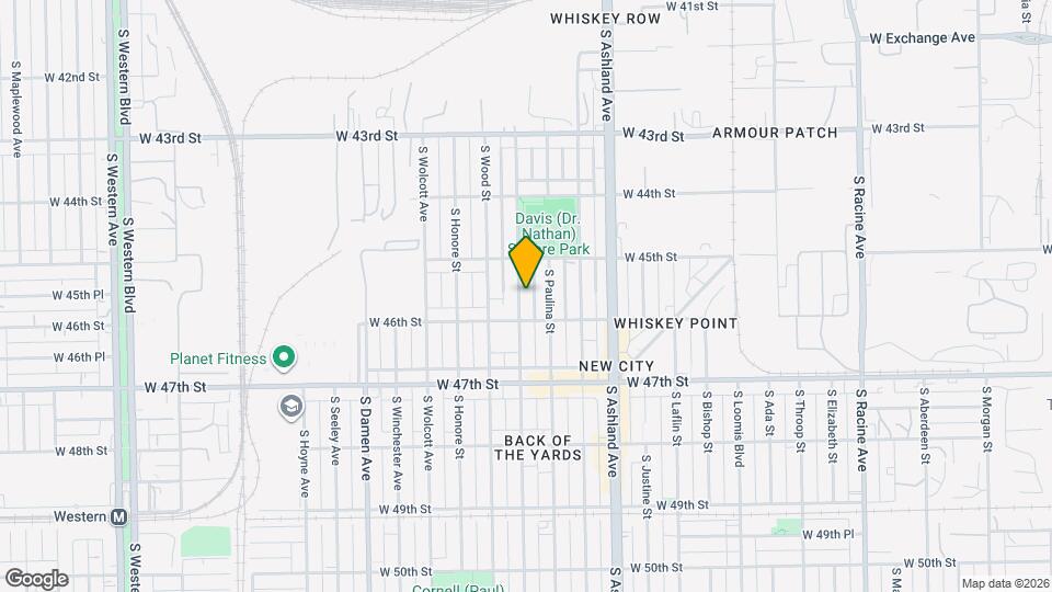 4537 S Hermitage Ave Map and Location Details