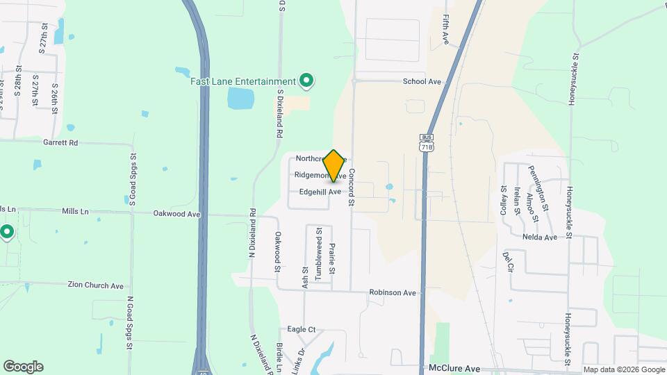 312 Edgehill Ave Mapa y Detalles de la Ubicación