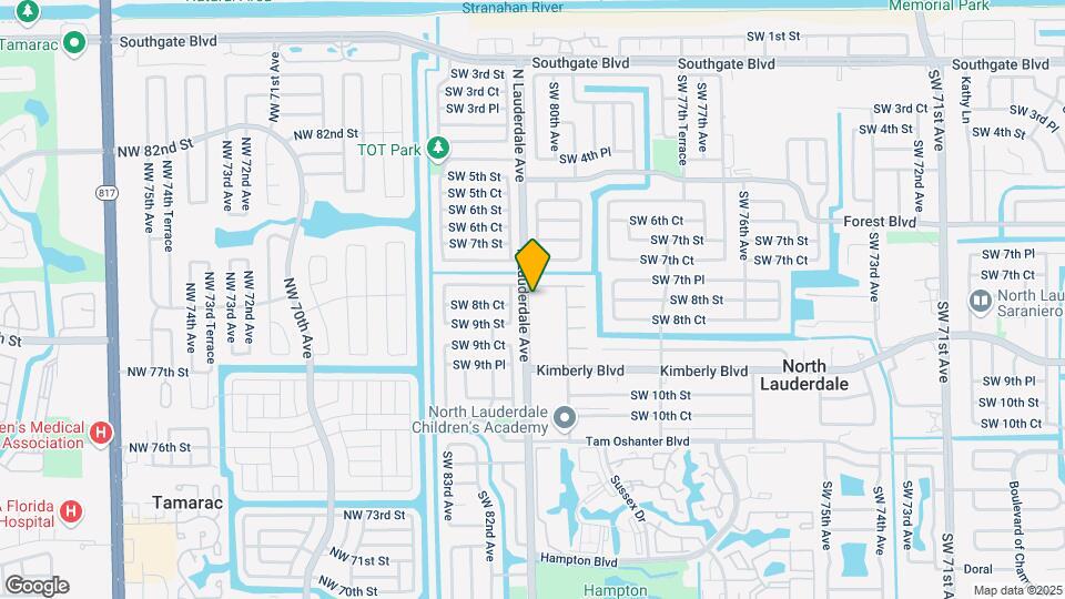 The Palms of North Lauderdale Mapa y Detalles de la Ubicación