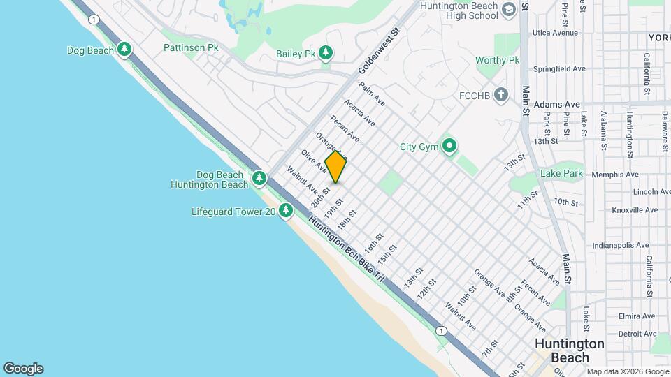 222 20th St Map and Location Details