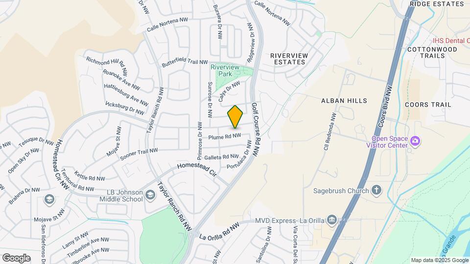 4701 Plume Rd NW Map and Location Details