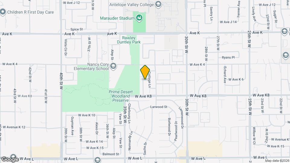 43258 33rd St W Map and Location Details