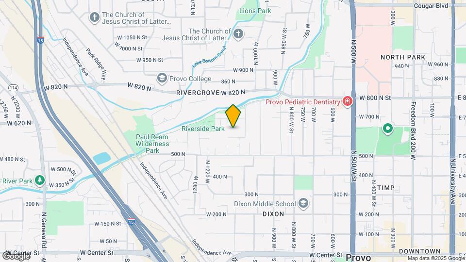 613 N 1100 West St Map and Location Details