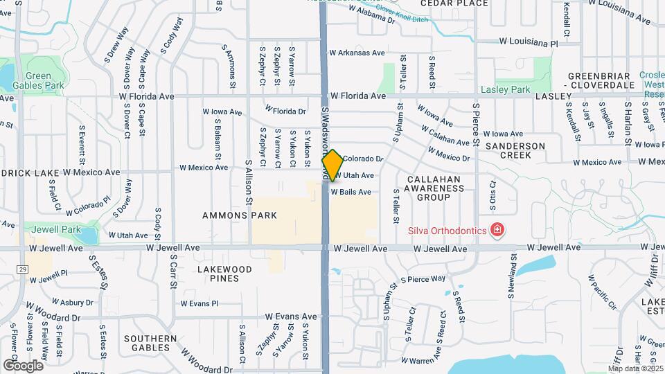 1830 S Wadsworth Blvd Map and Location Details