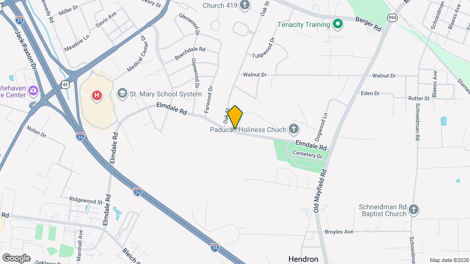 857 Elmdale Rd, Unit B Mapa y Detalles de la Ubicación