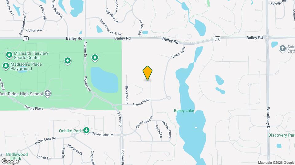 4276 Bailey Lake Dr Map and Location Details