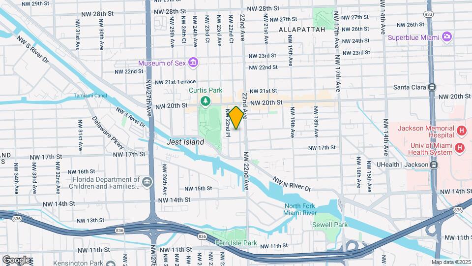 1836 NW 22nd Ct-Unit -6 Map and Location Details