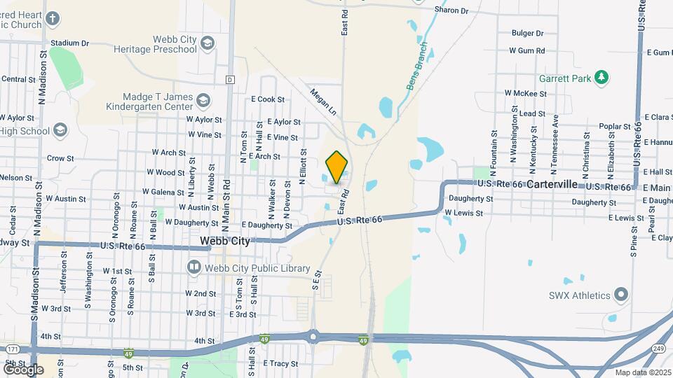 530 N East St Map and Location Details