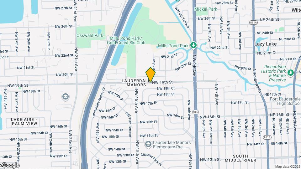 1402 NW 19th St Map and Location Details