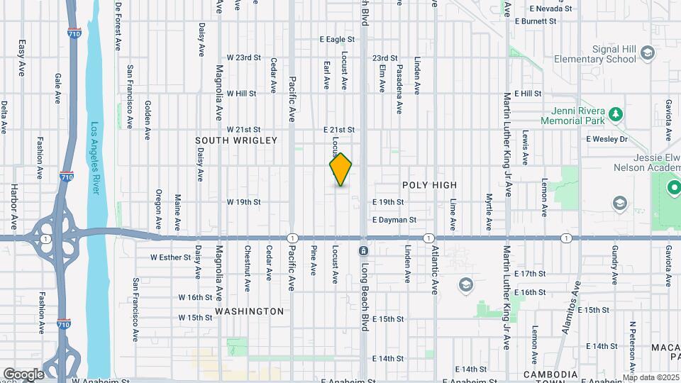 1922 Locust Ave Mapa y Detalles de la Ubicación