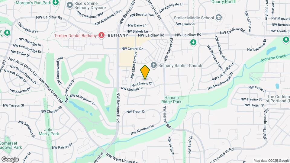 15151 NW Channa Dr Map and Location Details