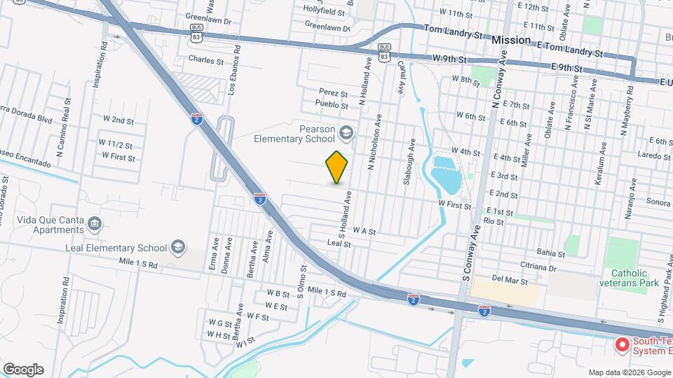 821 W First St Mapa y Detalles de la Ubicación