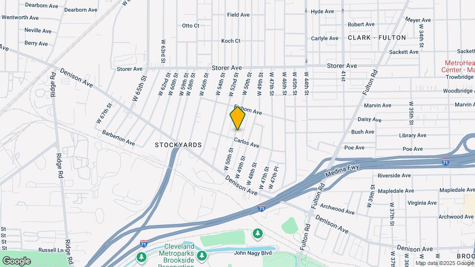 3539 W 50th St Map and Location Details