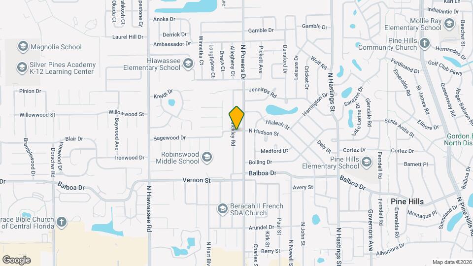 1739 Hinckley Rd Mapa y Detalles de la Ubicación